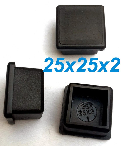 Endkappen 25x25x2 vierkant - endkappen,