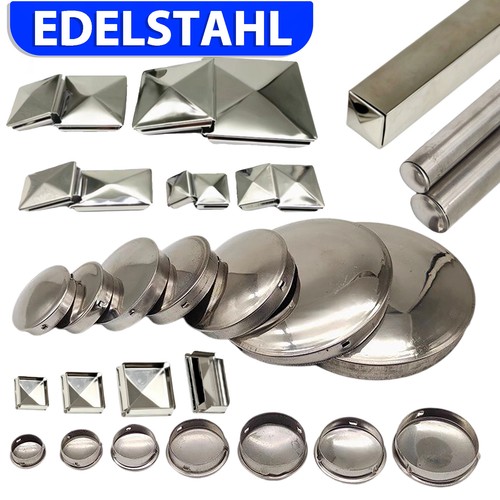 Edelstahl v2a endkappen - edelstahl,